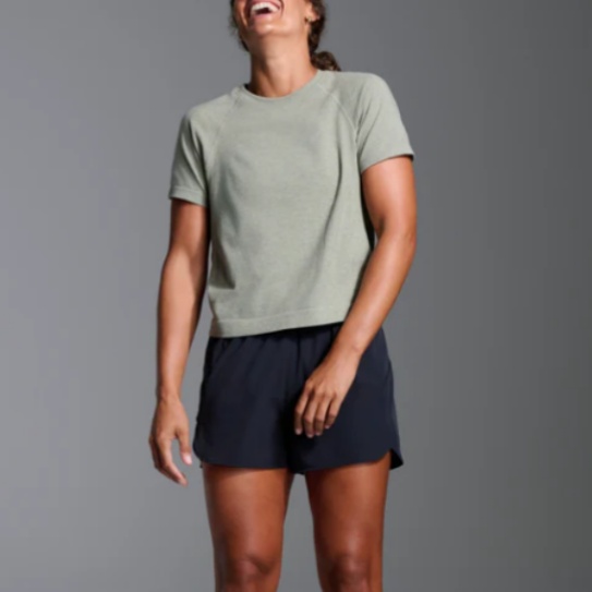 product-Ruiteng-Melange Cropped Tee Sage Marl-img